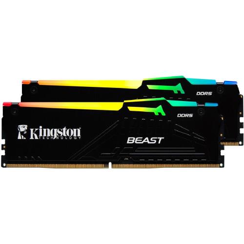 KINGSTON BEAST 64GB(2x32) RGB EXPO 6400mhz CL32 DDR5 Ram (KF564C32BBEAK2-64TR)
